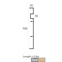 10cm Clip-On LED Skirting Board | FLL-A-3-A10 Luminous Baseboard | DoorHub UAE